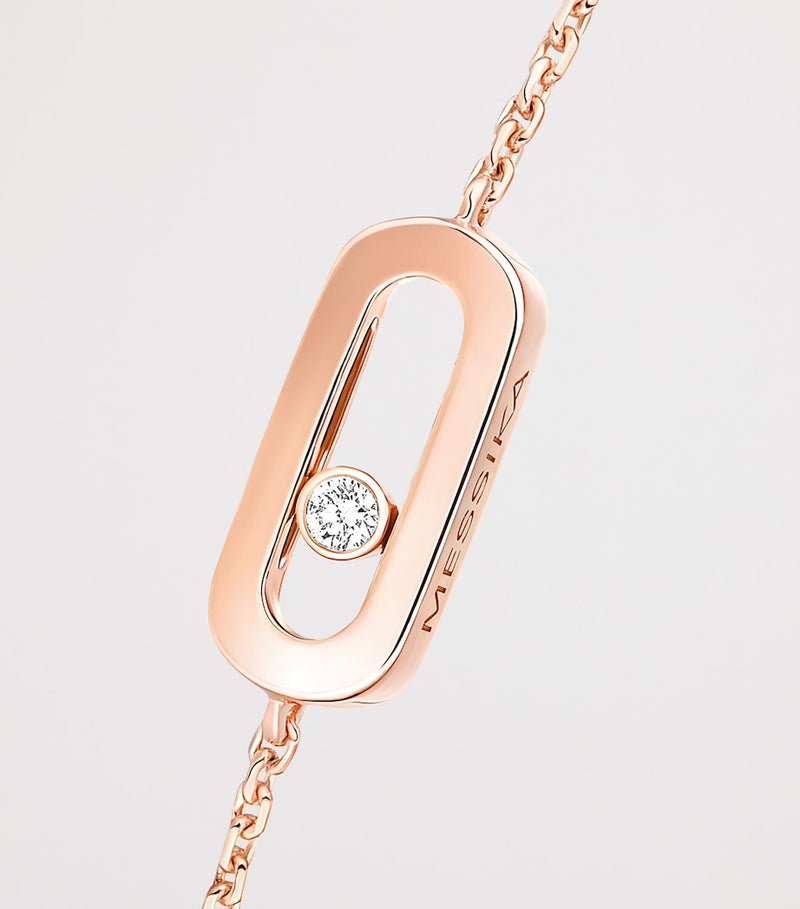 Messika children's rose gold diamond bracelet 15cm (British brand)