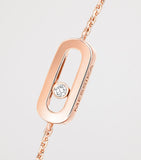 Messika children's rose gold diamond bracelet 15cm (British brand)