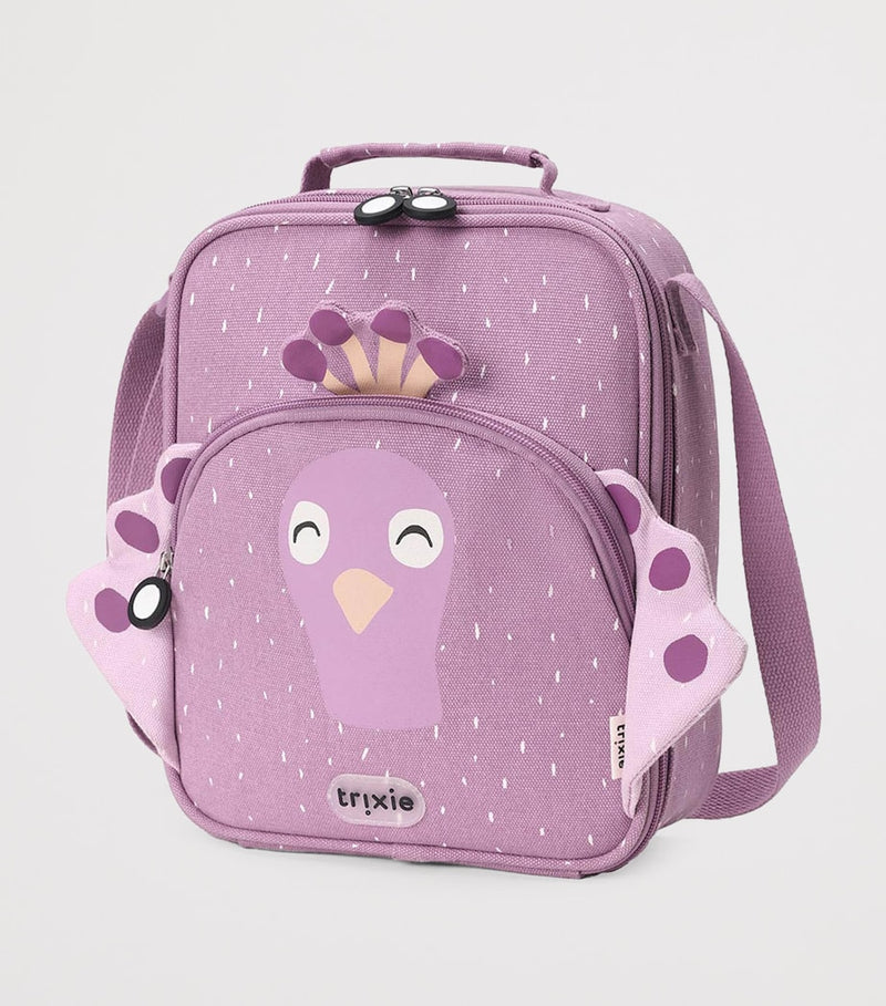 Trixie Mrs Peacock insulated lunch bag with water-repellent coating - British product