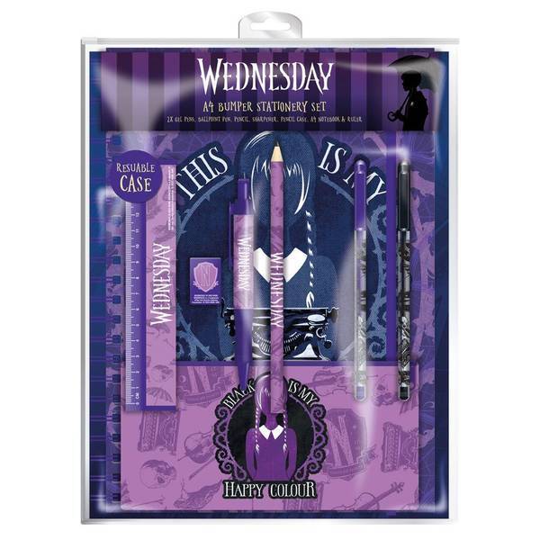Wednesday Writing Time A4 Stationery Set (British brand)
