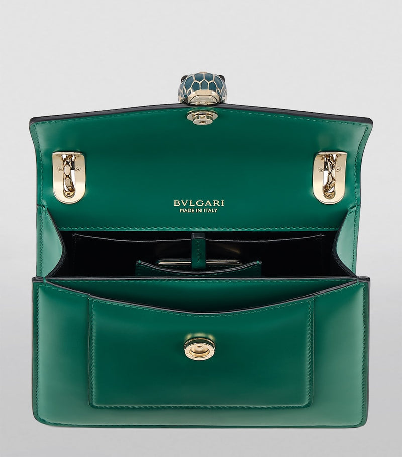 Bvlgari leather Serpenti Forever cross-body bag, imported from the UK