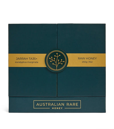 Harrods Supreme TA35+ Jarrah Raw Honey Gift Box with Glass Dipper, 250g Limited Edition- Buy online at McGrocer