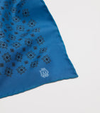 Dunhill mulberry silk pocket square 30x30cm (British brand)