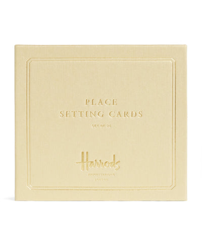 Harrods Harrods Place Setting Cards Party Set of 24- Buy online at McGrocer