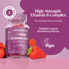 Novomins B12 strawberry flavour gummies 60 count (British brand)