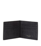 Saint Laurent monogram card holder with crocodile leather, imported from the UK
