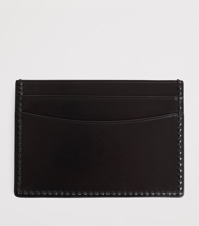 Swaine leather card holder slim 8cm x 10.5cm, imported from the UK