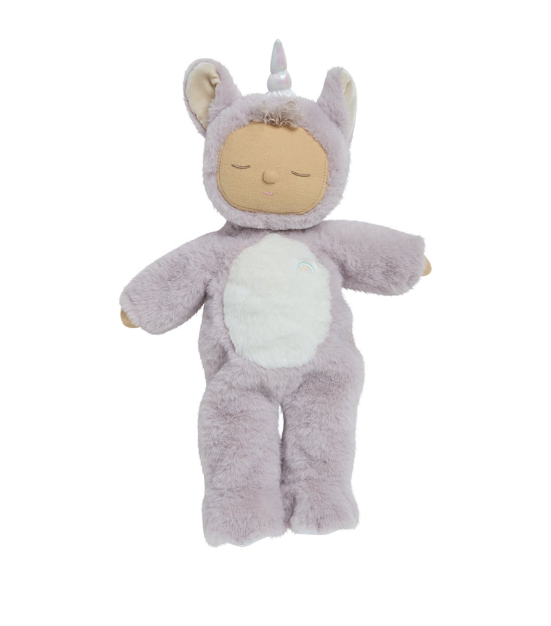 Olli Ella Cozy Dinkums Unicorn Sweetpea 32cm soft toy, imported from the UK