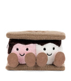 Jellycat Amuseables S'mores soft toy 7cm, imported from the UK