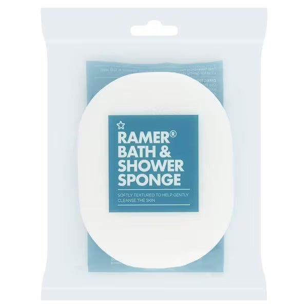 Superdrug Ramer White Bath & Shower Sponge (British brand)