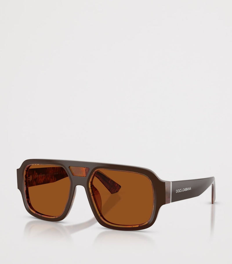 Dolce&Gabbana pilot sunglasses with acetate frame - British product