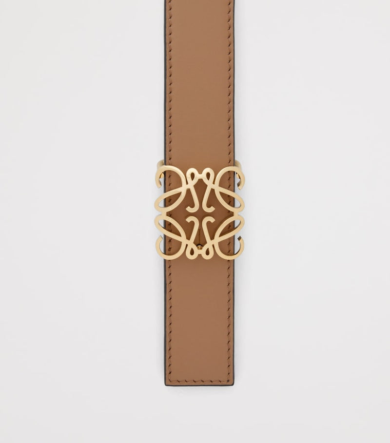 LOEWE reversible Anagram Bombé belt 3cm - British product