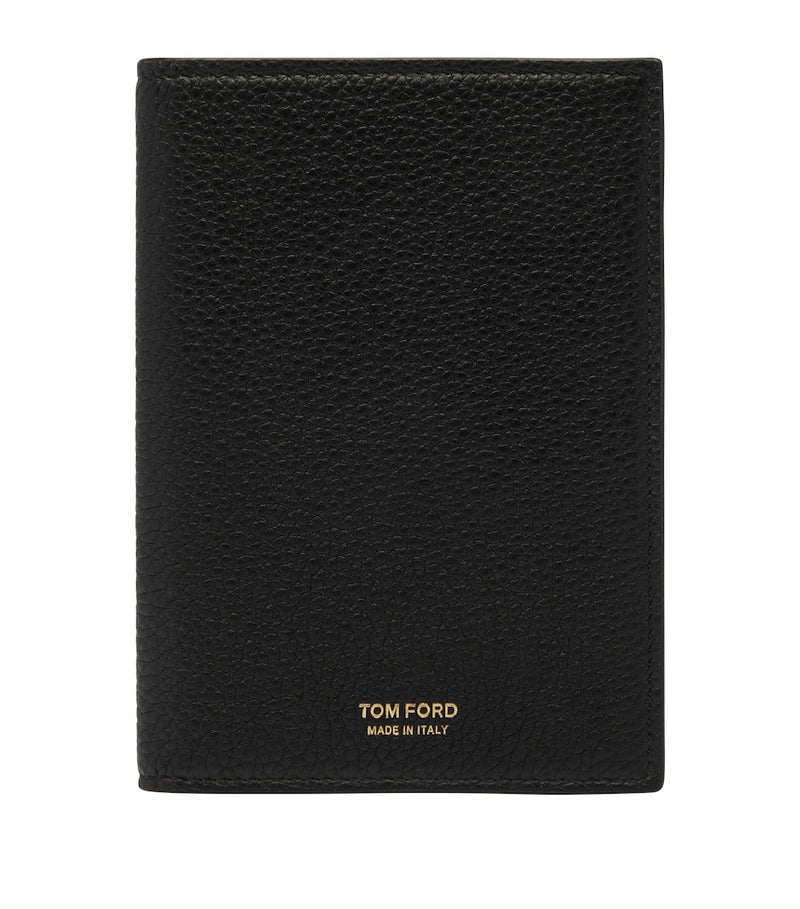 TOM FORD leather T-Line passport holder (British brand)