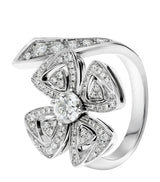 Harrods Bvlgari Fiorever White Gold and Diamond Ring- Buy online at McGrocer