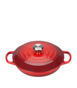 Harrods Le Creuset Cast Iron Shallow Round Casserole Dish (26cm)- Buy online at McGrocer