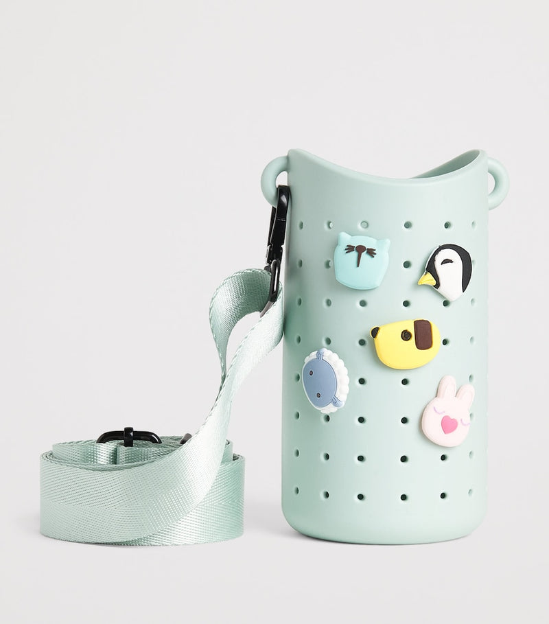Asobu Bestie water bottle sling with charms - British product