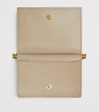 Bottega Veneta Solstice card holder Nappa leather, imported from the UK