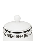Dolce&Gabbana Casa porcelain sugar bowl with lid, 10cm diameter - British product