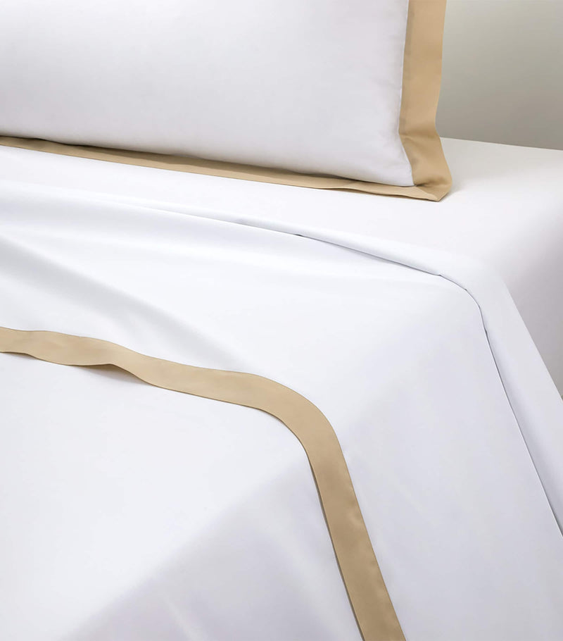 Yves Delorme Linea Dune double flat sheet 240cm x 295cm (British brand)