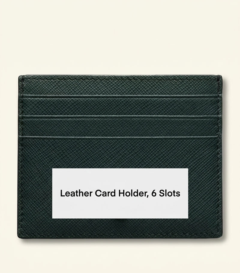 Prada Saffiano leather card holder, imported from the UK