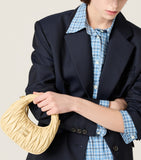 Miu Miu Wander matelassé leather top-handle bag (British brand)
