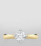 Boodles yellow gold Brilliance engagement ring - British product