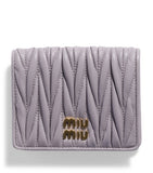 Miu Miu small Matelassé leather wallet - British product