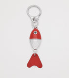 LOEWE fishing lure charm brass and calfskin leather H14.5cm - British product