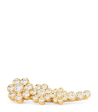 Sophie Bille Brahe yellow gold diamond Croissant Fleur single earring (British brand)