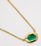 Monica Vinader gold vermeil onyx necklace - British product