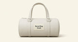 Mulberry suede Boston shoulder bag with gold-tone hardware - British product