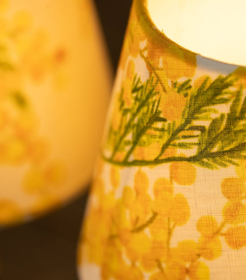 Summerill & Bishop linen Mimosa drum lampshade 13cm (British brand)