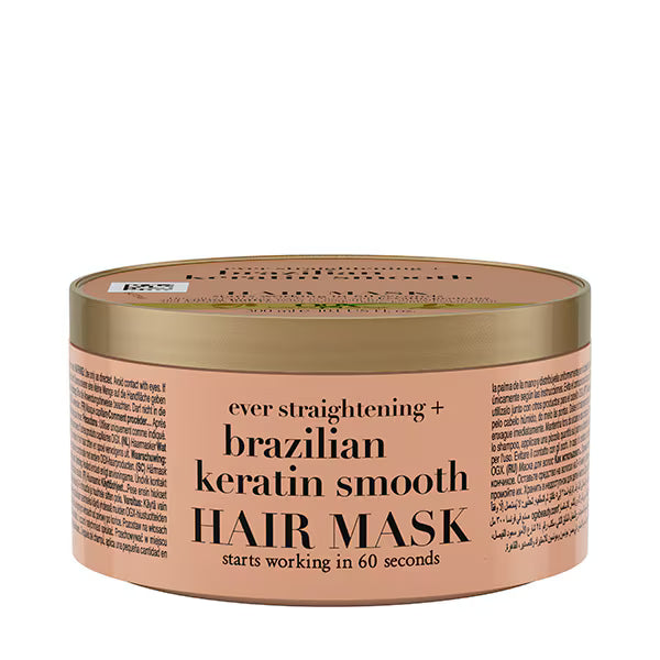 OGX Brazilian Keratin Smooth Hair Mask 300ml, imported from the UK