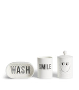 Harrods Anya Hindmarch Bone China Eyes Bathroom Set- Buy online at McGrocer