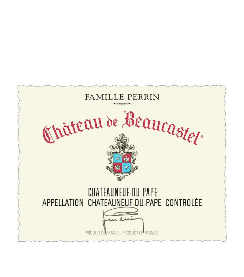 Beaucastel wine Châteauneuf du Pape Rouge 2005 75cl, UK version