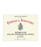 Beaucastel wine Châteauneuf du Pape Rouge 2005 75cl, UK version