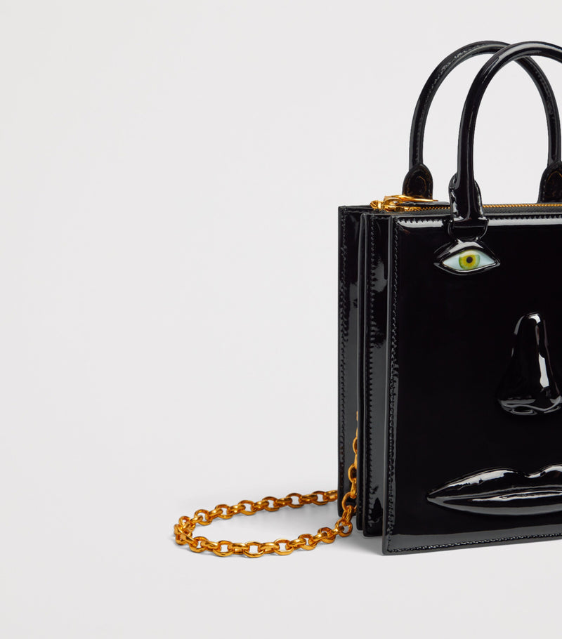 Schiaparelli Face Bag patent calfskin - British product