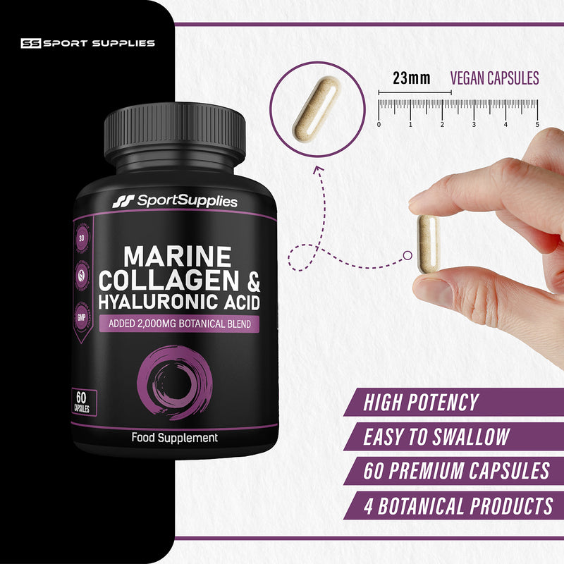 SS Sport Supplies marine collagen complex 60 capsules (British brand)