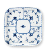 Harrods Royal Copenhagen Blue Fluted Half Lace Square Porcelain Plate 21cm- Buy online at McGrocer