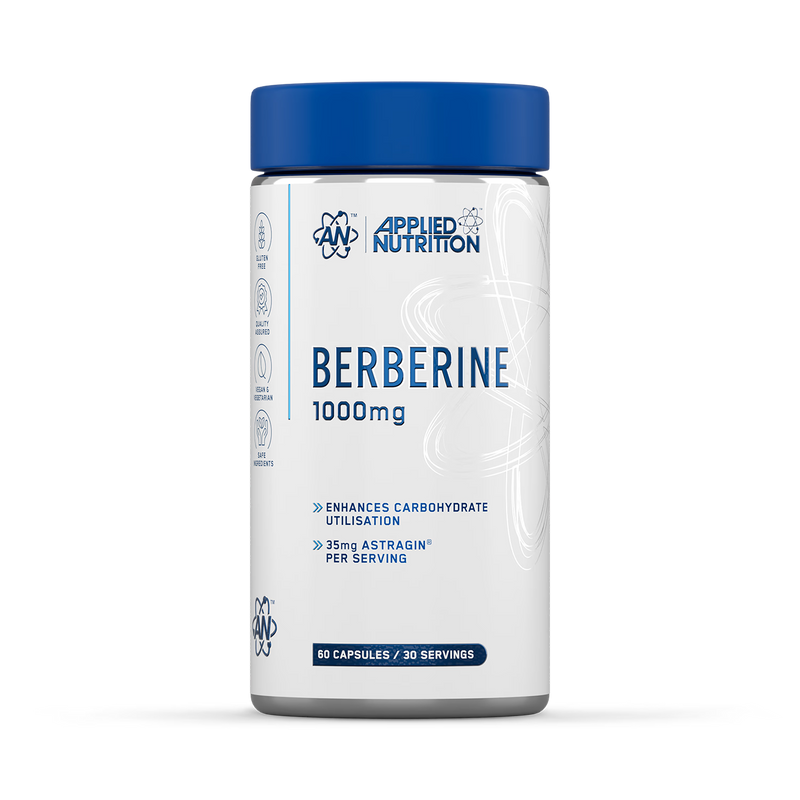 Applied Nutrition Berberine 1000mg Capsules 60 - British product