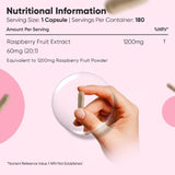 WeightWorld pure raspberry ketones 1200mg vegan capsules - British product