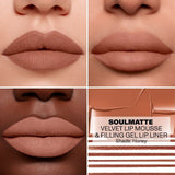 Morphe Soulmatte Gel Lip Liner Honey, imported from the UK