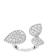 Harrods Boucheron White Gold Serpent Bohème Three Motifs Ring- Buy online at McGrocer