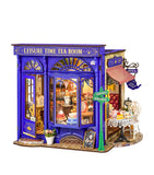 Robotime Leisure Time Tea Room Set model kit, imported from the UK