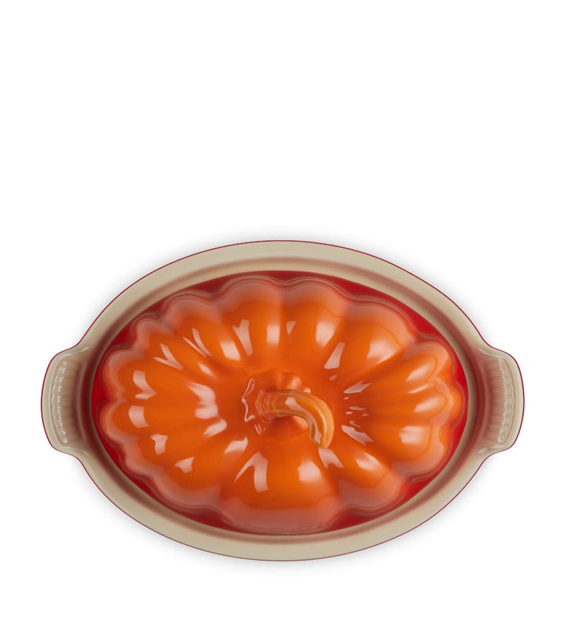 Le Creuset stoneware pumpkin butter dish 9cm, UK version