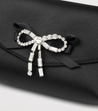 Jimmy Choo satin bow mini handbag (British brand)