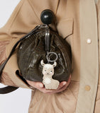 Weekend Max Mara leather llama keyring, UK version
