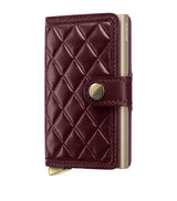 Harrods Secrid Leather Diamond-Embossed Miniwallet- Buy online at McGrocer