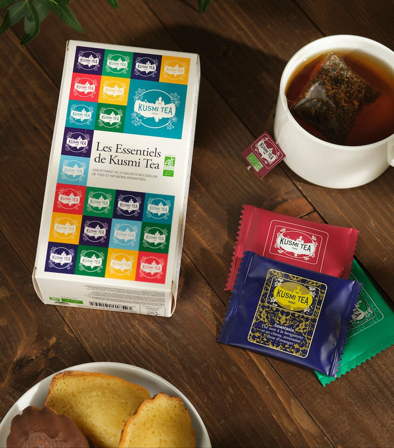 Kusmi Organic Essentials tea gift set 48g (British brand)