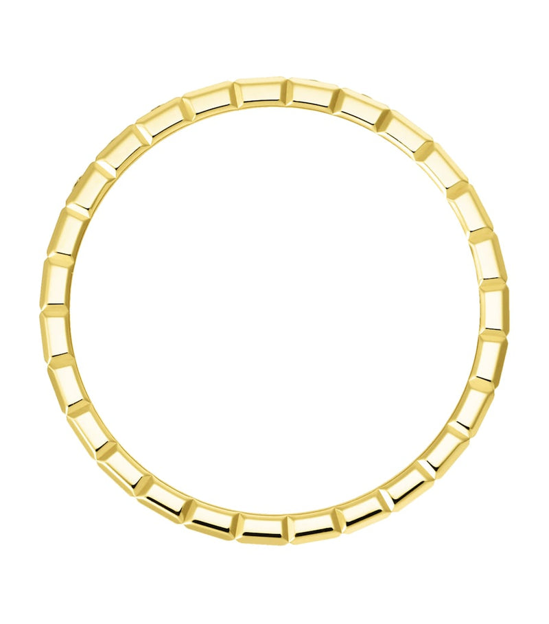 Chopard yellow gold diamond ice cube ring - British product